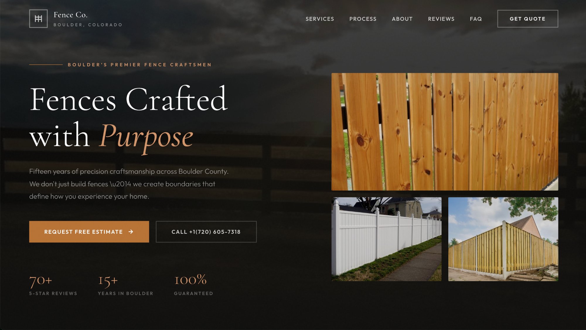 Fencing Boulder after